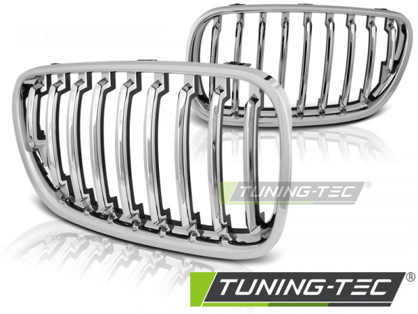 Upgrade Sportgrill Nieren für BMW X3 E83 Facelift 06-10 chrom